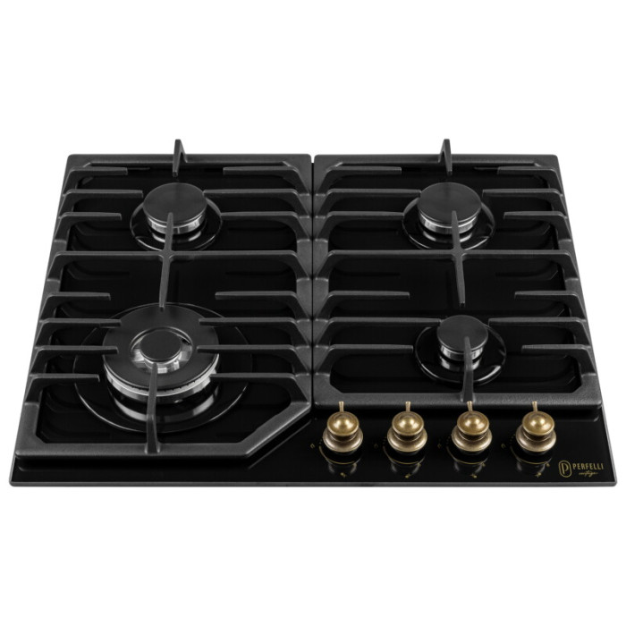 Поверхня газова на склі PERFELLI VINTAGE GW69C NERO