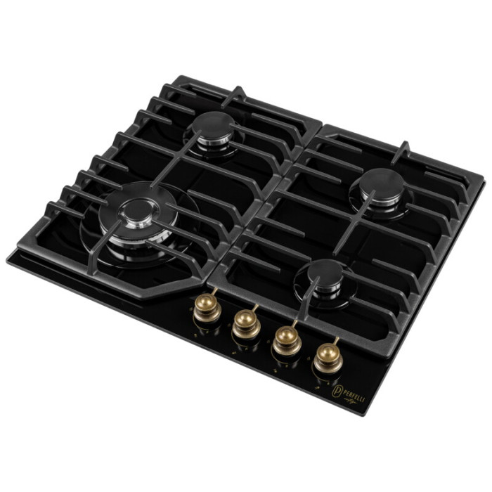 Поверхня газова на склі PERFELLI VINTAGE GW69C NERO