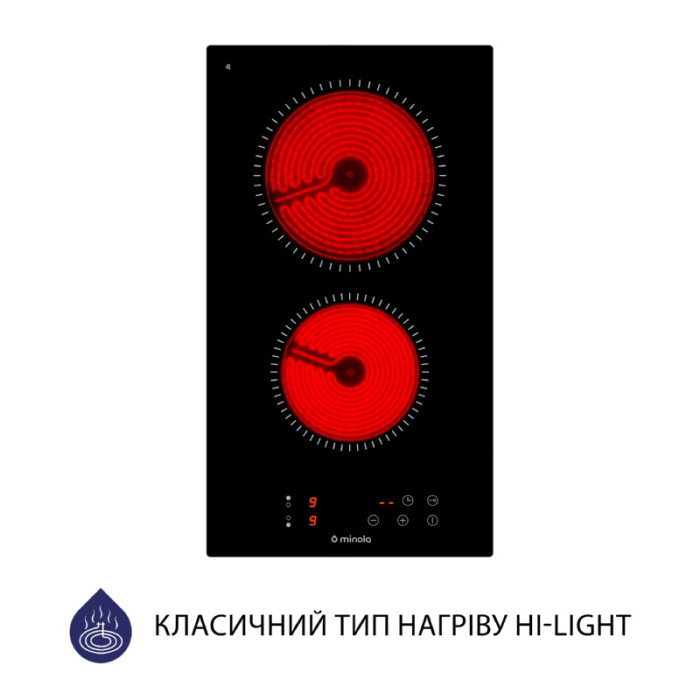 Поверхня склокерамічна Domino MINOLA MVH 3031 KBL