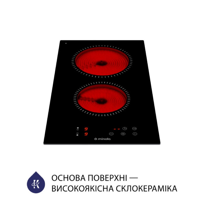 Поверхня склокерамічна Domino MINOLA MVH 3031 KBL