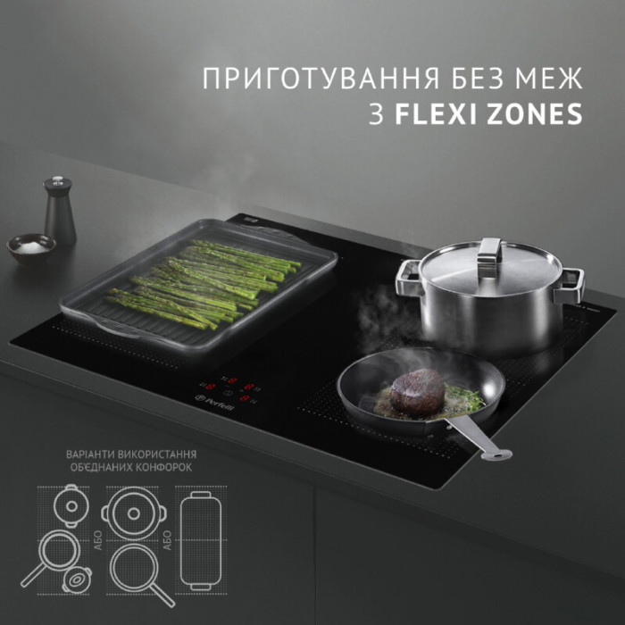 Поверхня індукційна PERFELLI HI 684 BL