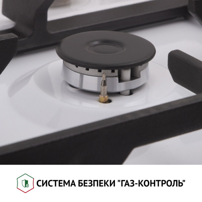 Варильна поверхня на металі PERFELLI HGM 61637 WH RETRO