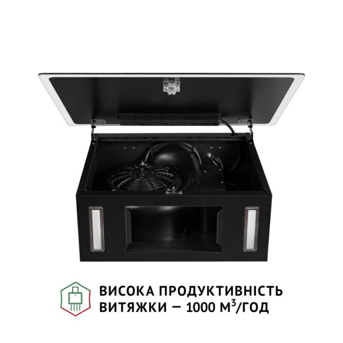 Витяжка декоративна похила PERFELLI RIVA NERO