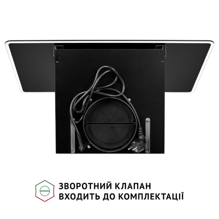 Витяжка декоративна похила PERFELLI VICCO 6HSR NERO