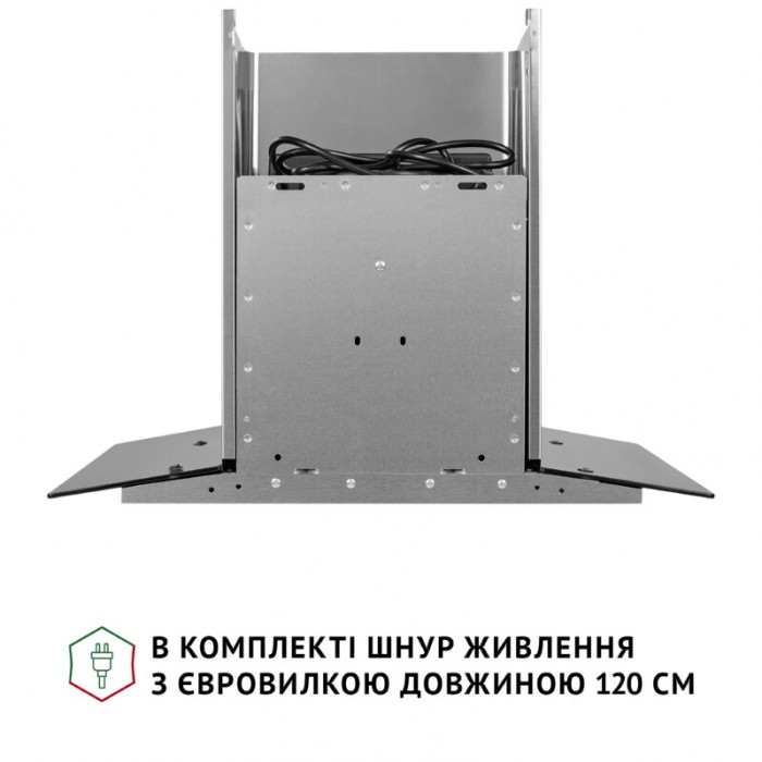 Витяжка декоративна зі склом PERFELLI GRASSI 6HMX INOX