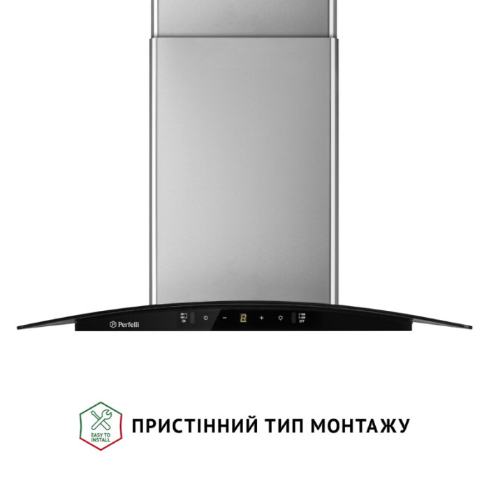 Витяжка декоративна зі склом PERFELLI GRASSI 6PWX INOX