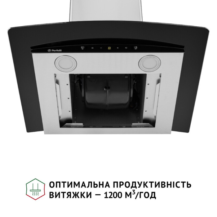 Витяжка декоративна зі склом PERFELLI GRASSI 6PWX INOX