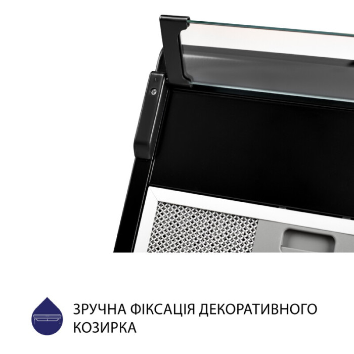Витяжка плоска MINOLA HPL 615 BL