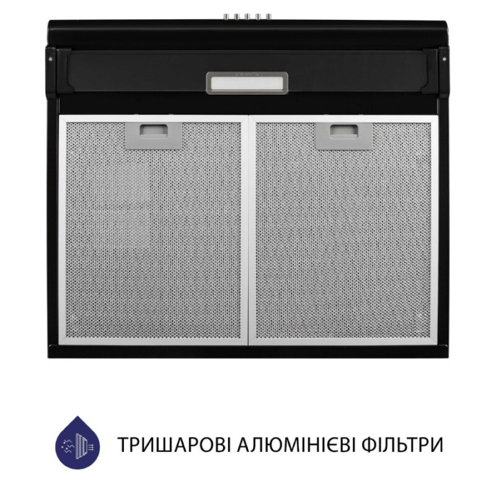 Витяжка плоска MINOLA HPL 615 BL