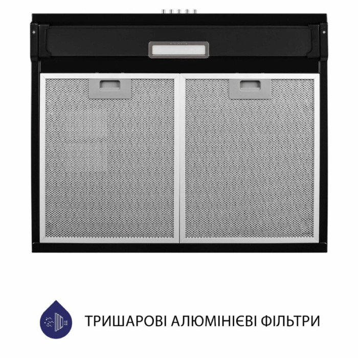 Витяжка плоска MINOLA HPL 617 BL