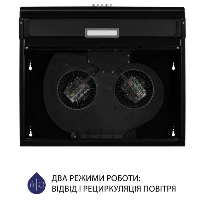Витяжка плоска MINOLA HPL 617 BL