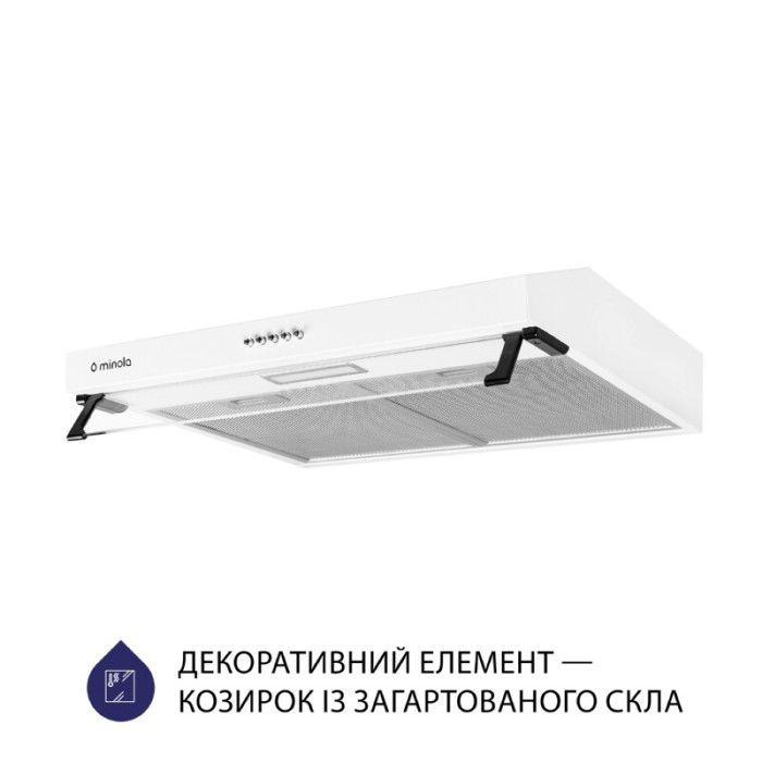 Витяжка плоска MINOLA HPL 617 WH