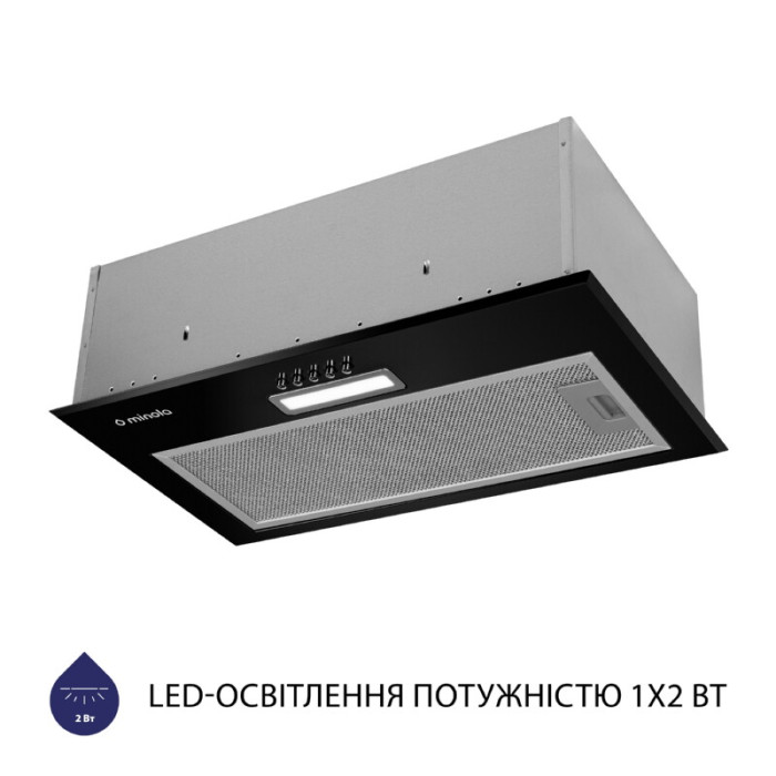 Витяжка повновбудована MINOLA HBI 5214 BL 700 LED