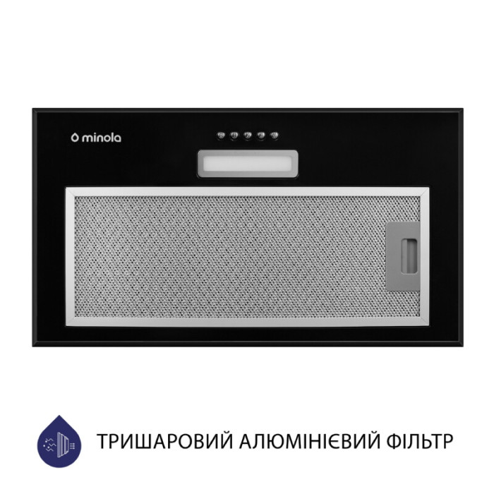 Витяжка повновбудована MINOLA HBI 5614 BL 1000 LED