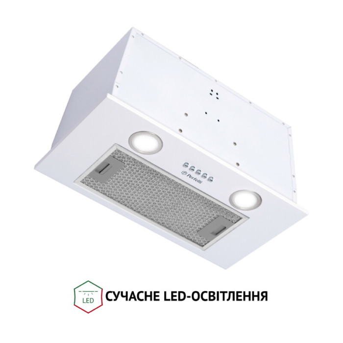 Витяжка повновбудована PERFELLI BI 5652 WH 1000 LED