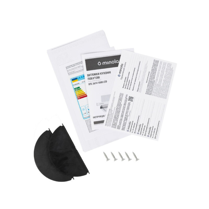 Витяжка телескопічна MINOLA HTL 5614 BLF 1000 LED