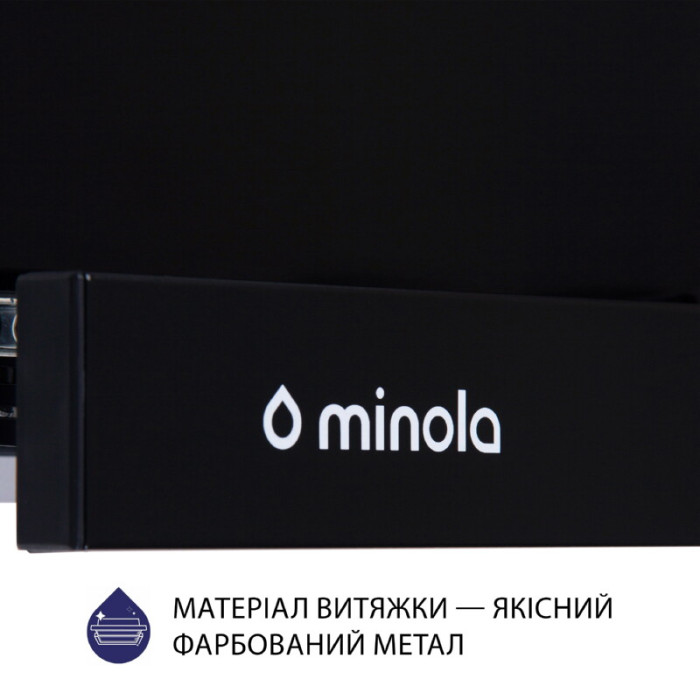Витяжка телескопічна MINOLA HTL 5614 BLF 1000 LED