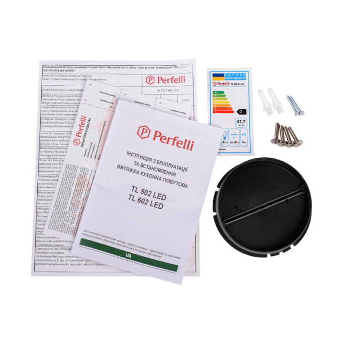 Витяжка телескопічна PERFELLI TL 502 BL LED