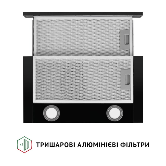 Витяжка телескопічна PERFELLI TL 502 BL LED