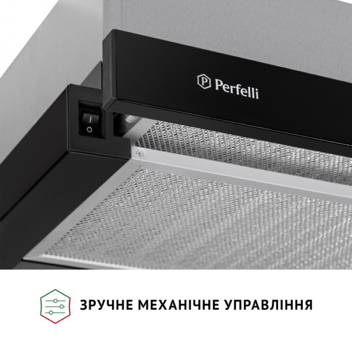 Витяжка телескопічна PERFELLI TL 602 BL LED