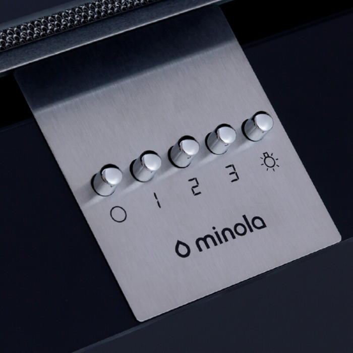 Витяжка декоративна похила MINOLA HDN 6212 BL/I 700 LED
