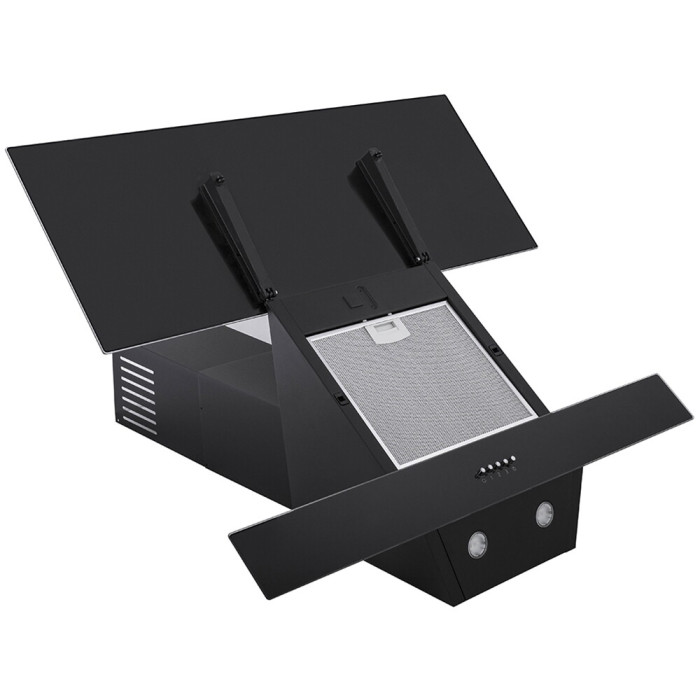 Витяжка декоративна похила MINOLA HDN 9412 BL 850 LED