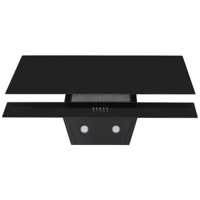 Витяжка декоративна похила MINOLA HDN 9412 BL 850 LED