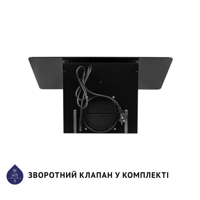 Витяжка декоративна похила MINOLA HVS 6224 BL 700 LED