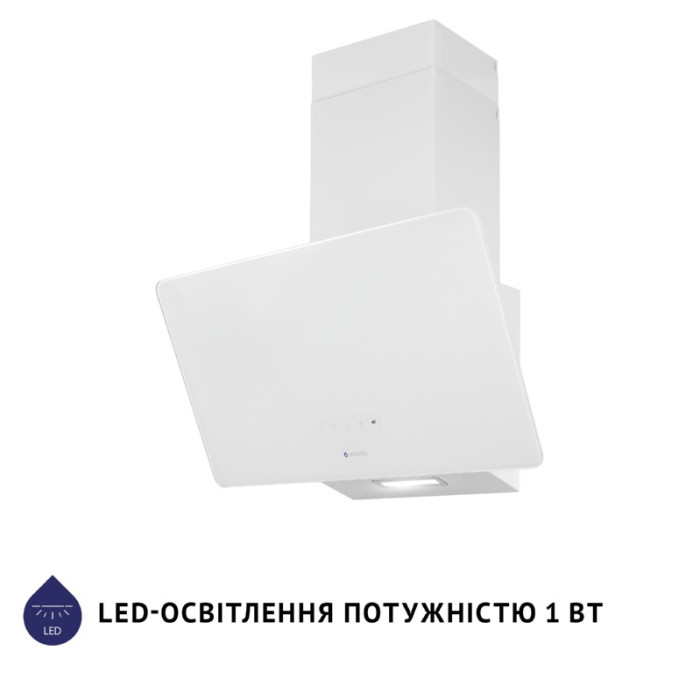 Витяжка декоративна похила MINOLA HVS 6224 WH 700 LED