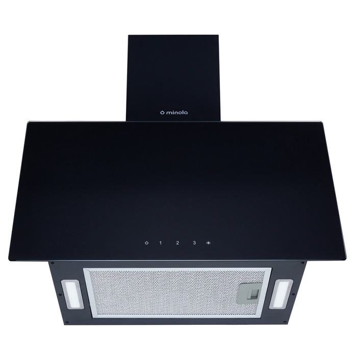Витяжка декоративна похила MINOLA HVS 6444 BL 800 LED