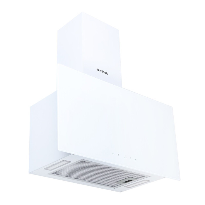 Витяжка декоративна похила MINOLA HVS 6744 WH 1100 LED