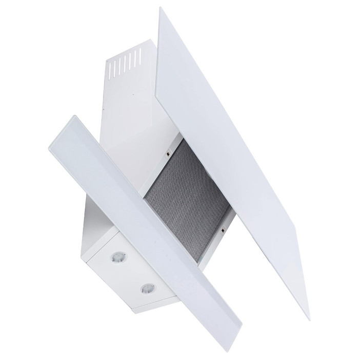 Витяжка декоративна похила MINOLA HVS 9412 WH 850 LED