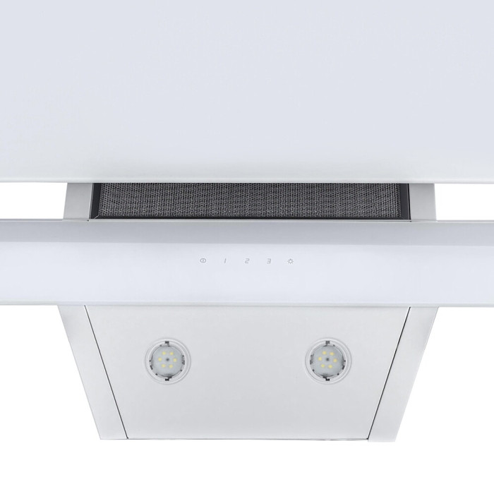 Витяжка декоративна похила MINOLA HVS 9412 WH 850 LED