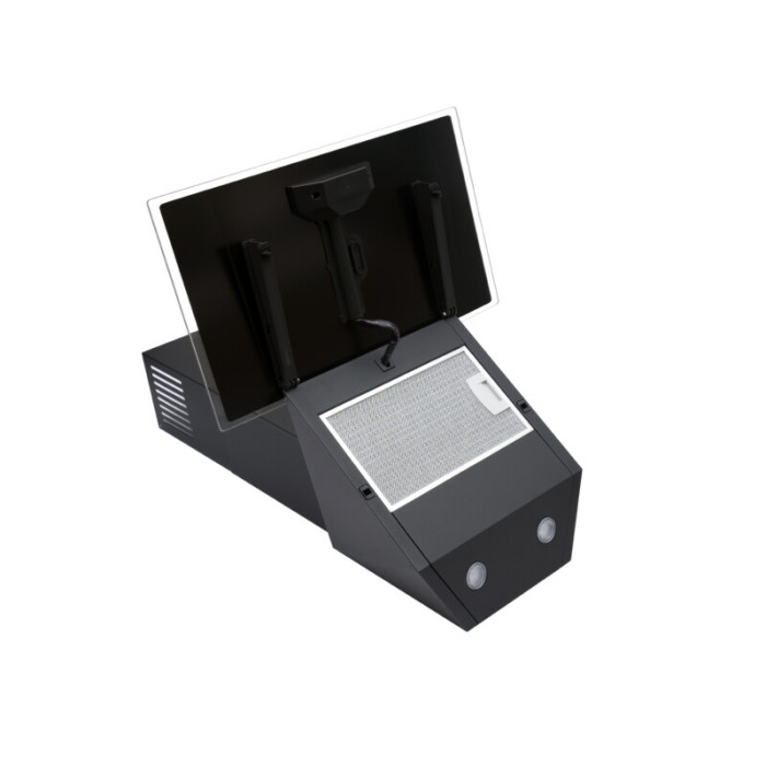 Витяжка декоративна похила PERFELLI DN 6272 D 700 BL LED