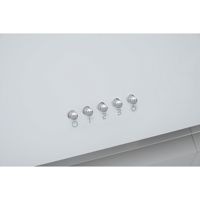 Витяжка декоративна похила PERFELLI DN 6272 D 700 WH LED