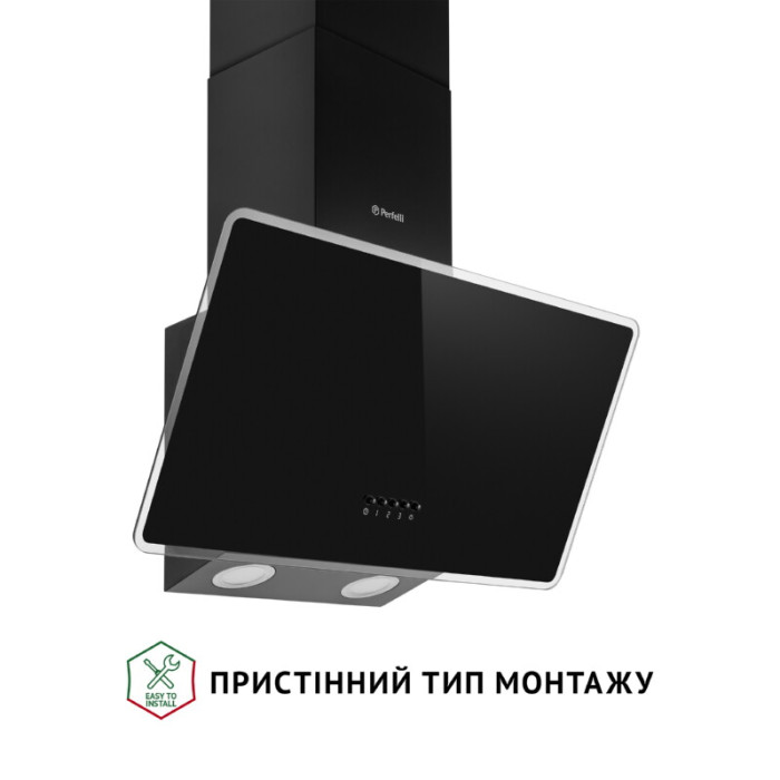 Витяжка декоративна похила PERFELLI VICCO 6HM NERO