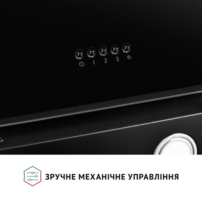 Витяжка декоративна похила PERFELLI VICCO 6HM NERO