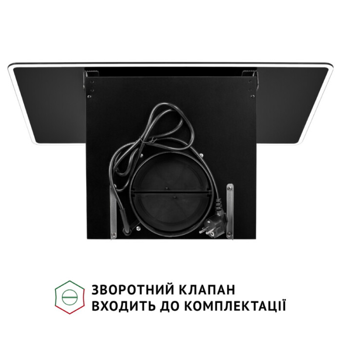 Витяжка декоративна похила PERFELLI VICCO 6HM NERO