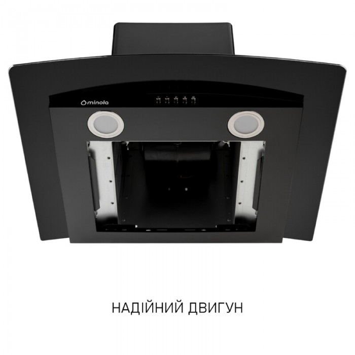 Витяжка декоративна зі склом MINOLA MTG 6642 BL LED