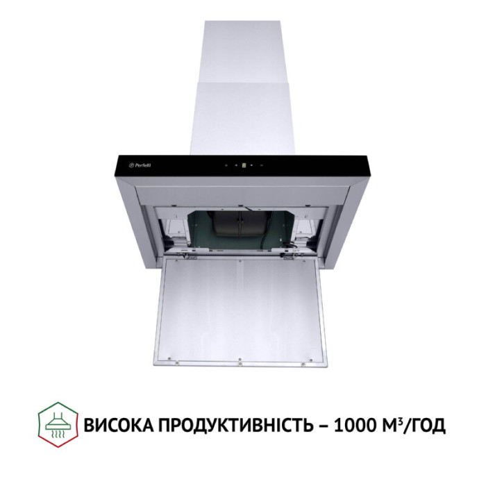 Витяжка декоративна Т-подібна PERFELLI TS 6635 I/BL 1000 LED