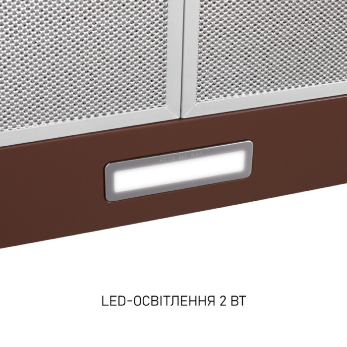 Витяжка купольна Minola HK 5214 BR 700 LED