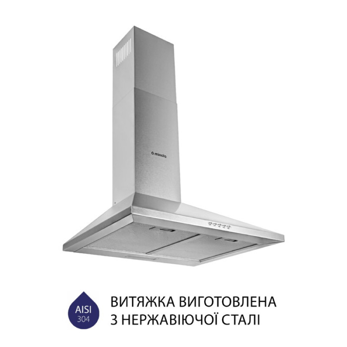 Витяжка купольна MINOLA HK 5614 I 1000 LED