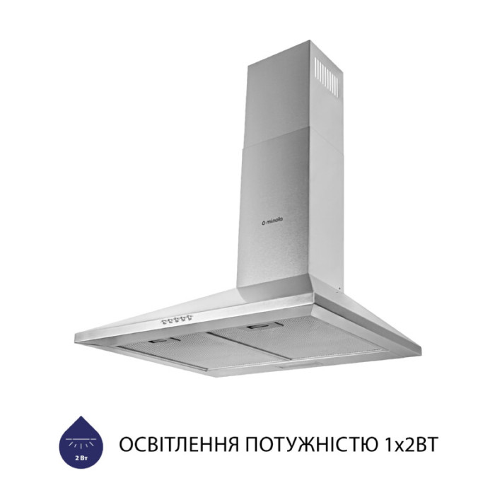 Витяжка купольна MINOLA HK 6614 I 1000 LED
