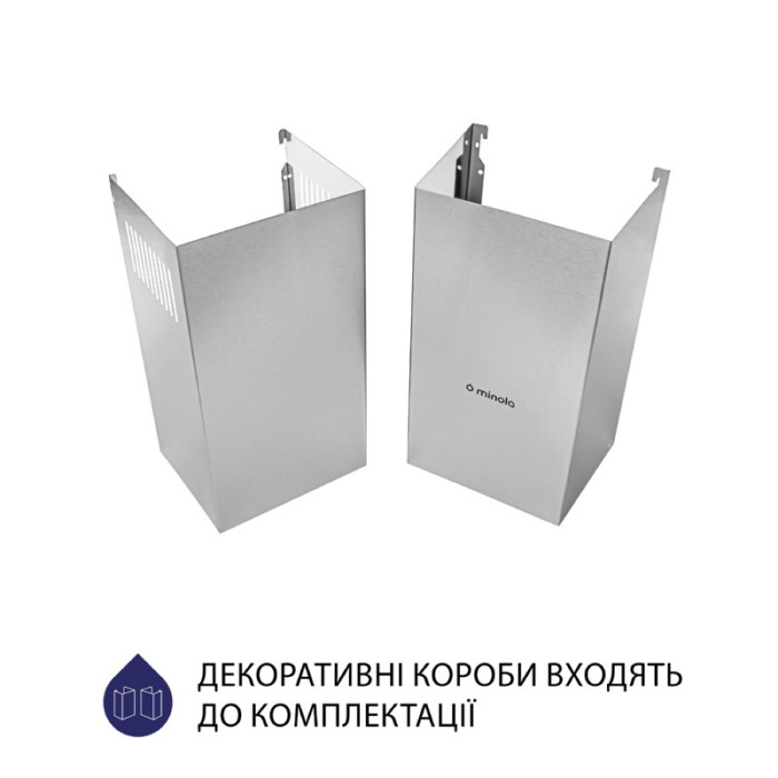 Витяжка купольна MINOLA HK 6614 I 1000 LED