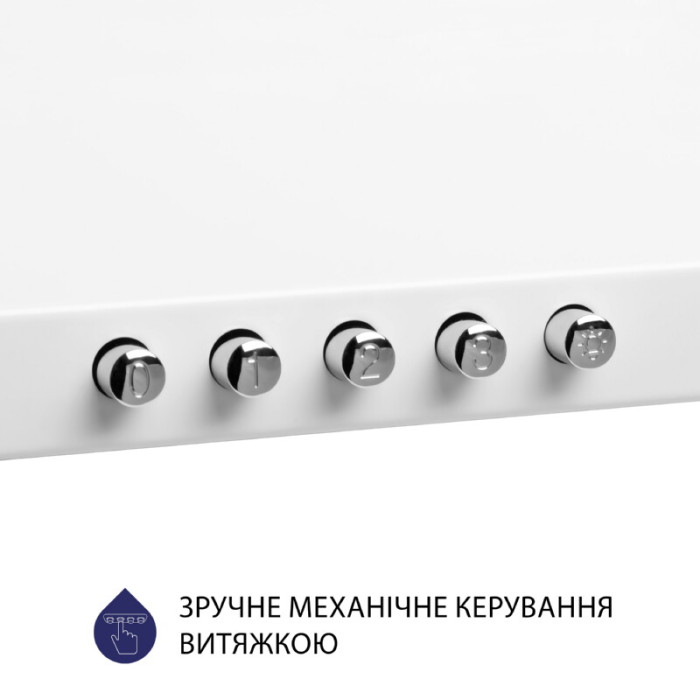 Витяжка купольна MINOLA HK 6614 WH 1000 LED