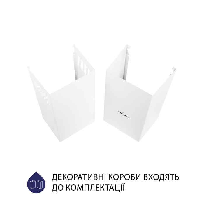 Витяжка купольна MINOLA HK 6614 WH 1000 LED