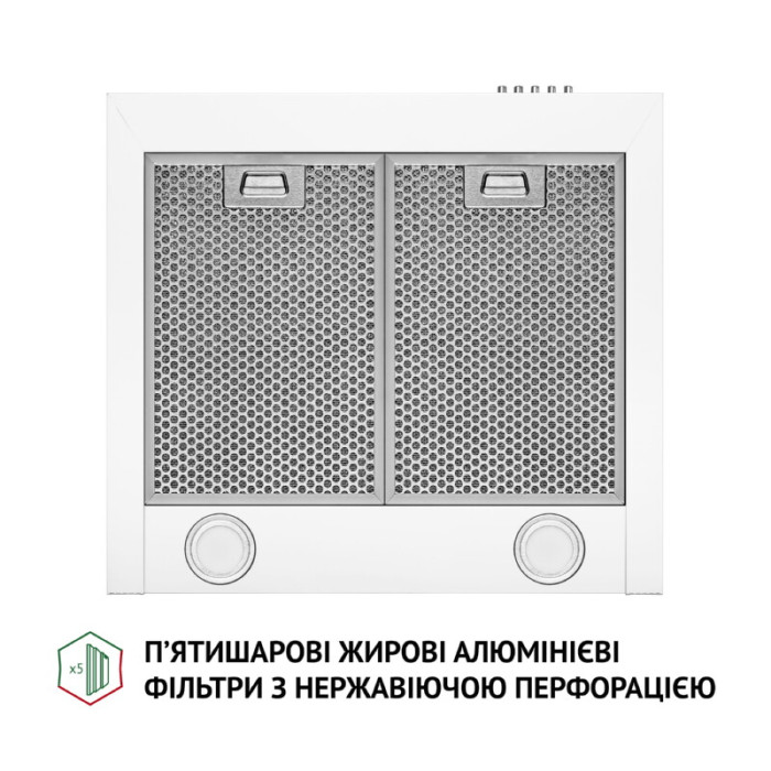 Витяжка купольна PERFELLI K 5210 WH 700 LED