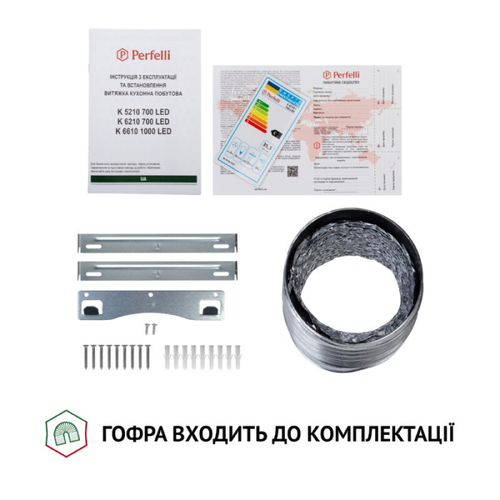 Витяжка купольна PERFELLI K 6210 I 700 LED
