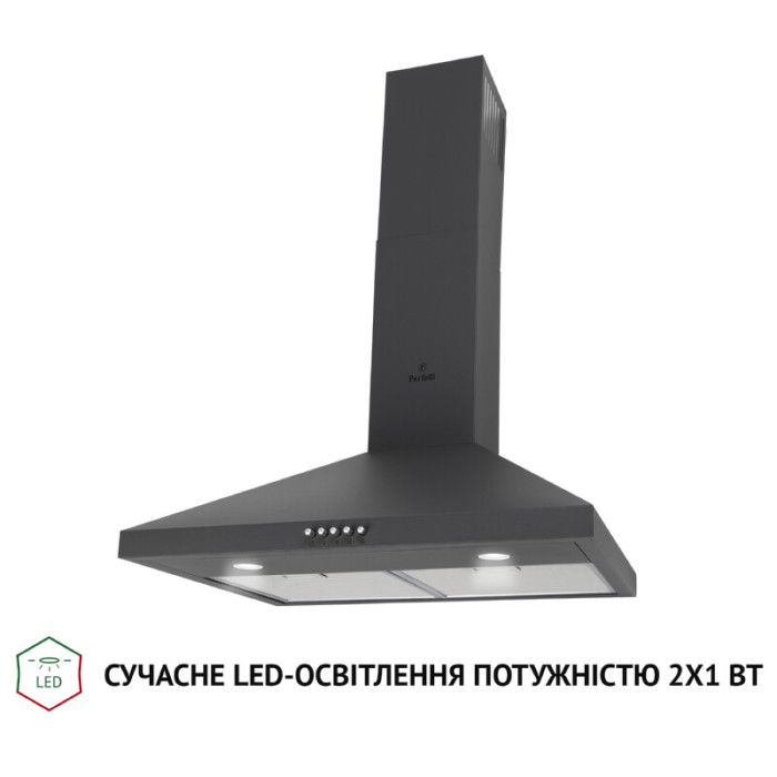 Витяжка купольна PERFELLI K 6402 SG 850 LED