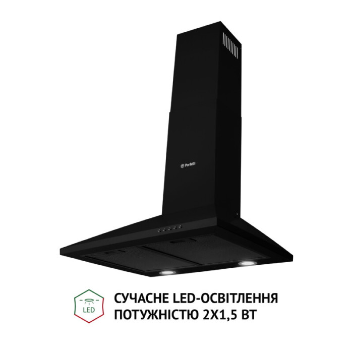 Витяжка купольна PERFELLI K 6610 BL 1000 LED